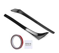 2Pcs Car Rear Window Side Wing Spoilers Enhance Sporty Look Muddy and Spatter Fit for 7 MK7 7/7.5 2014-2018 with Carbon Fiber Texture (Black)