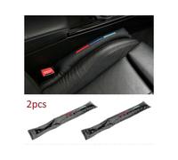 2pcs Car Seat Gap Filler Pads Fit for Bmw Performance Space Stopper Pu Leather
