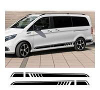 2PCS Car Stickers, para Benz Vito V Class Viano W447 V260 W639 W638 Marco Polo Camper Van Accesorios de afinación Calcomanías de Vinilo Pegatinas de Coche Franja de Pegatinas