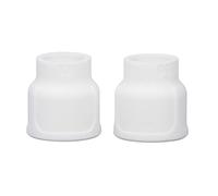 2pcs Cazas de Soldadura de Cerámica TIG para DB SR WP 9 20 25, Kit de Accesorios de Boquilla de Cerámica Blanca para Antorcha de Soldadura, Difusión General, Alta Adaptabilidad, Ideal para