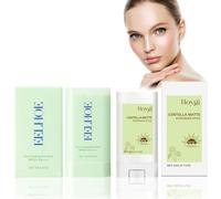 2PCS Centella Stick Solar Facial, Centella Sunscreen, Barra Solar SPF 50+ PA++++, Protector solar Coreano, Fuerte protección UV, No Graso y Resistente al Agua, Apto para todo tipo de piel