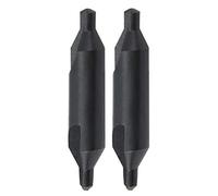 2Pcs Centering Drill Bits High Speed Steel for Milling Machines Positioning Tools 6mm, Shank Diameter: 14mm, Blades Length: 8.5mm, Overall Length: 67.5mm