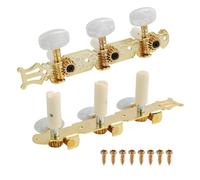2Pcs Clavijero Guitarra de Clásica, Clavijas Mecánicas Guitarra 3L+3R