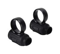 2PCS Clips para Baquetas Clip de Control de Silicona Anillo de Dedo Palos de Tambor Ayuda Baquetas Accesorios Herramienta Auxiliar Jazz Baterista Baterista Principiantes Práctica(negro completo)