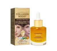 2pcs Collagen Face Serum Moisturing Tightening Hydrating Smoothing Nourishing Brightening Face Skin Care Product Balance Water Oil