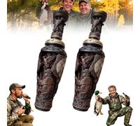 2pcs Collectible Duck Call Figurine - Vintage Style Hunter'S Legacy Sculpture - Waterfowl Art Gift for Men - Durable Resin Hunting Keepsake with Gift Box Packaging(A2PCS)