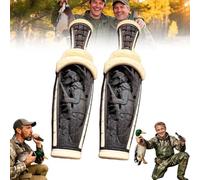 2pcs Collectible Duck Call Figurine - Vintage Style Hunter'S Legacy Sculpture - Waterfowl Art Gift for Men - Durable Resin Hunting Keepsake with Gift Box Packaging(B2PCS)