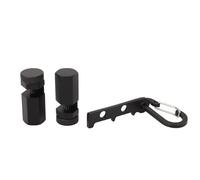 2pcs Conjunto de medición de la escalera de aleación de aluminio | Hex Apretado de sujeción de sujeción de sujeción cuadrado Jigs con tornillo de pulgar | para el diseño de la