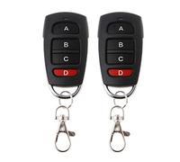 2PCS Control Remoto Inalambrico De Clonación Universal, 4 Botones Duplicados Para El Reemplazo Remoto De La Puerta, Frecuencia De 433.92mhz Fijo Y Código Rodante
