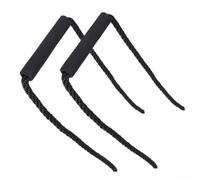 2pcs Cooler Handle Replacement EVA Grip Black | Soft EVA foam grip, reduces hand strain, comfortable carry, black color, 2-pack set
