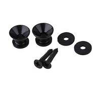 2pcs correa para guitarra pines cola uñas Clavijas de botón de bloqueo Tornillo de cabeza plana para acústica clásica guitarra eléctrica, bajo, ukelele, par