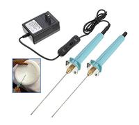 2Pcs Cortador De La Pluma De Poliestireno Eléctrico Cortador De La Espuma Del Alambre De La Goma Caliente Styro Herramientas Cuchillo De Corte-Enchufe De La Ue