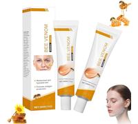 2Pcs Crema Antiarrugas con Veneno de Abeja 20g,Reafirmante Antiarrugas Con,Humectante Antiarrugas Para Rostro y Cuello,Hidratación,Lifting y Recuperación