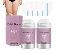 2Pcs Crema Antirozaduras Muslos Anti Chafing Stick Antirozaduras Muslos Crema Antifriccion Muslo-s Cre-ma Para Rozaduras Entrepierna Previene Eficazmente Fricción con 5 Parches Antifricción
