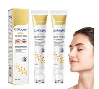 2PCS Crema Contorno de Ojos Reafirmante Instantánea, Tensor de Instantáneo, Tensor de Ojos Reafirmante Antienvejecimiento, Crema Antiarrugas, 20g