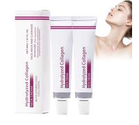 2pcs Crema Cuello, Crème pour le cou au collagène, Aprieta y Levanta la Crema para el Cuello, Humectante Natural para el Cuidado de la piel para el Cuello, Crema Facial Antiedad