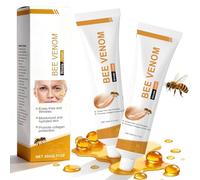 2Pcs Crema de Veneno de Abeja, Veneno de Abeja Crema, Cremas Antiarrugas de Venenos de Abejas, Hidratante Antiarrugas para la Cara y el Cuello, Hidratante Antiedad Natural, Todo Tipo de Piel, 20g