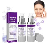 2PCS Crema Para Lifting Facial, Crema Reafirmante Facial, Crema Reafirmante de Estiramiento, Efecto Lifting Instantáneo y Piel más Lisa, Para Mujeres Para Piel Flácida E Hinchada