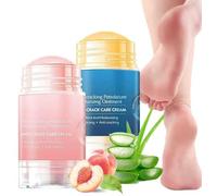 2pcs crema urea, crema hidratante para pies, Reparadora Talones Agrietados, Healthy Feet, Cuidado Intensivo para Muy Secos y Asperezas, 40gx2