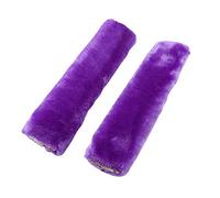 2Pcs Cubierta del cintur¨®n de seguridad del asiento del autom¨®vil, Cojines del hombro del cintur¨®n de seguridad Suave para adultos Mujeres ni?os, Auto, Cami¨®n, SUV, Tela c¨®(p¨²rpura)