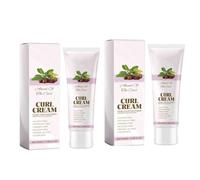 2PCS Curl Defining Cream - Hydrating Styling Cream For Natural Curls, Frizz Control, Soft Hold & Shine, Sulfate-Free