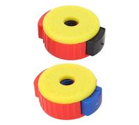 2pcs Cymbal Liberación Rápida Tuerca de Liberación Rápida Tuerca de Tapa de Plástico de con Empuje para Bateristas (WC88)