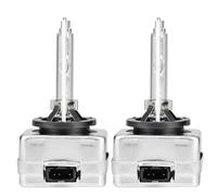 2Pcs D1S 6000K 35W Faros delanteros Bombilla Lámpara de xenón Reemplazo de base de metal Lámparas de faros