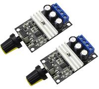 2pcs DC 3A 80W DC 6V 12V 24V 28V PWM Motor Speed Controller Regulator Adjustable