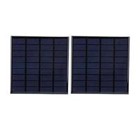 2pcs DC9V 2W PANELES SOLAR Módulo de cargador de batería Polysilicon con 100 cm Cable Diy Toys Solar Light para investigación experimental