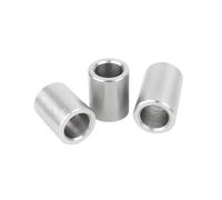 2pcs de manguito de cojinete cilíndrico de acero inoxidable, ID 16mm, OD 20mm, altura de 30mm, casquillo de cojinete hueco, espaciador de manguito de soporte de cojinete, 16x20x30mm(2pcs)
