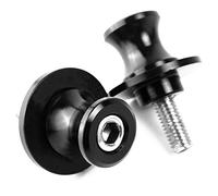 2pcs Diabolos M10*1.25 Moto CNC 10mm Bobine Tornillos para CFMOTO 450NK 450SR 450MT 650NK DUKE125 250 390 690 Enduro SMC 990 Supermoto Z750 Ninja 250R ZX-10R ZX-6R -Negro