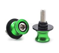 2pcs Diabolos M8*1.5 Basculante de Deslizadores para Z900 Z800 Z1000 Z650 / S1000RR S1000R S1000XR/ CBR250R CBR600RR CBR900RR (Verde)
