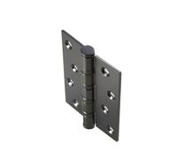 2PCS Dooroom Brass Thick Bearing Hinges 4"x3"x3mm, 5"x3"x3mm Solid Wood Door Black Gold Mute Hinges With Screws(SG,5 inch)