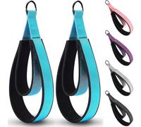 2PCS Double Loop Pilates Tape, D-Ring Tape with Reinforced Thickness, Lightweight Accessories for Home Gym and Pilates Reformer