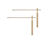 2pcs Dowsing Rods Copper Dowsing Rods Portable Divining Probe Rod with Storage Bag