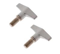 2Pcs Drum Cymbal Thread Wing Nuts Hand Knob Screw Replacement For Drummer