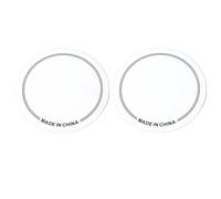 2pcs Drum Head Patch Pet Wear Wear Drumhead Patch Protector para el rendimiento de la práctica (Pedal solo blanco)