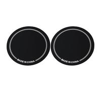 2pcs Drum Head Patch Pet Wear Wear Drumhead Patch Protector para el rendimiento de la práctica (Pedal único negro)