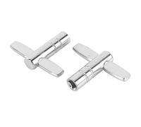 2pcs Drum Key Metal Multifuncional Multifuncional Portable Fácil de operar Tuner de ajuste de tambor para bateristas y músicos s para estudios de grabación de bandas y actuaciones