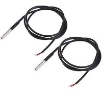 2pcs DS18B20 Waterproof Digital Temperature Sensor Probe NTC Thermistor Thermal