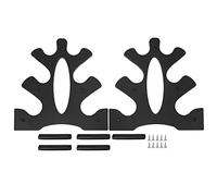 2PCS Dumbbell Rack Stand, 3 Tier Dumbbellbracket Hand Weight Tower Stand PP Triangular Dumbbell Tree with Screw Accessories for Home