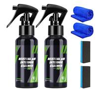 2Pcs Effective Engine Warehouse Cleaner Spray,All-Purpose Car Coating Agent,Car Interior Automotive Dashboard Tool,Engine Cleaner and Degreaser Spray