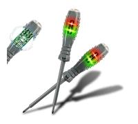 2PCS Electric Pen, 2-In-1 High Torque Strong Magnetic Screwdriver Electricity Detector, Voltage Tester Screwdriver, Magnetic Screwdriver Electricity Detector (2PSC Cross-head)