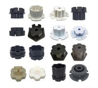 2pcs Electric Toy Car Tire Adapter Clip para no.1 2pcs Electric(No.3) | Single to dual drive conversion, fits toy car couplers, plastic build, easy install