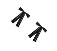 2pcs Elegant Fabric Tie Stylish Pre-Tied Bowknot Pin Women's Bow Brooch for Shirts Dresses and Blouses