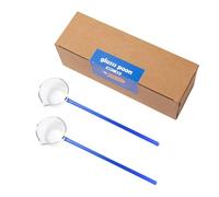 2pcs elegante transparente