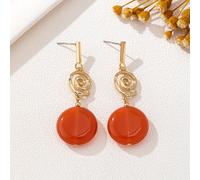 2pcs Elegantes Aretes de Mujer Estilo Francés, Colgante de de Aleación de , , Versátil para Banquetes, Fiestas, Vacaciones y Uso Diario
