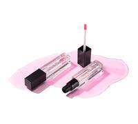 2pcs encantadoras esencias de labios rosas, brillo de labios mágico que cambia de color, hidratante, color uniforme, brillo duradero, hidrata y reduce las líneas finas para las mujeres