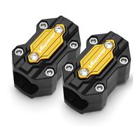 2pcs Engine Bumper Protection Trim Block Accessories Compatible with Varadero XL1000 XL 1000 Varadero 1000 125 (Color : Two Black, Size : A)(Two Golden)