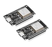 2pcs ESP32 USB C con CH340 chip NodeMCU WROOM 32 placa de desarrollo, 2,4 GHz WiFi + microcontrolador Bluetooth